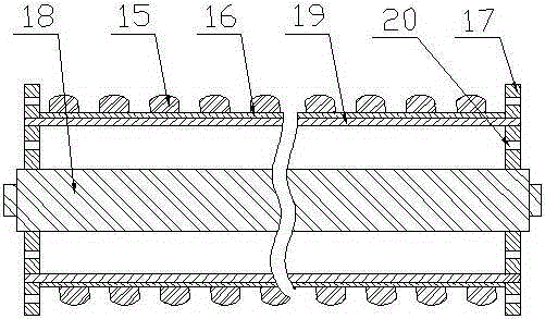 Fiber-reinforced thermosetting plastic corrugated pipe production equipment and process