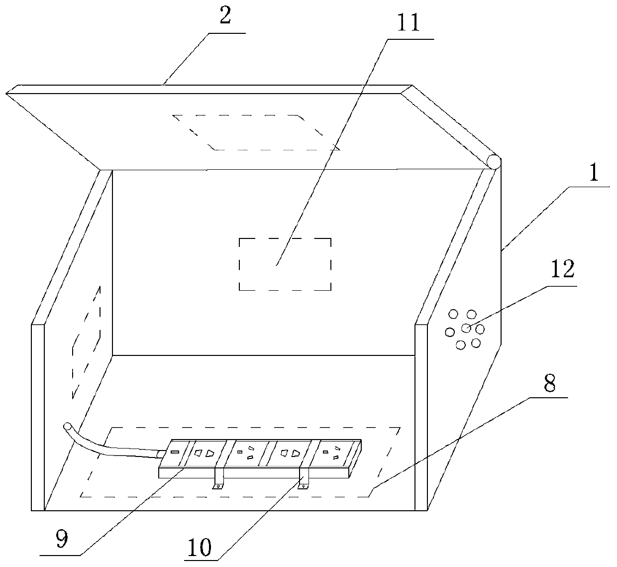 Automatic fire extinguishing safety box