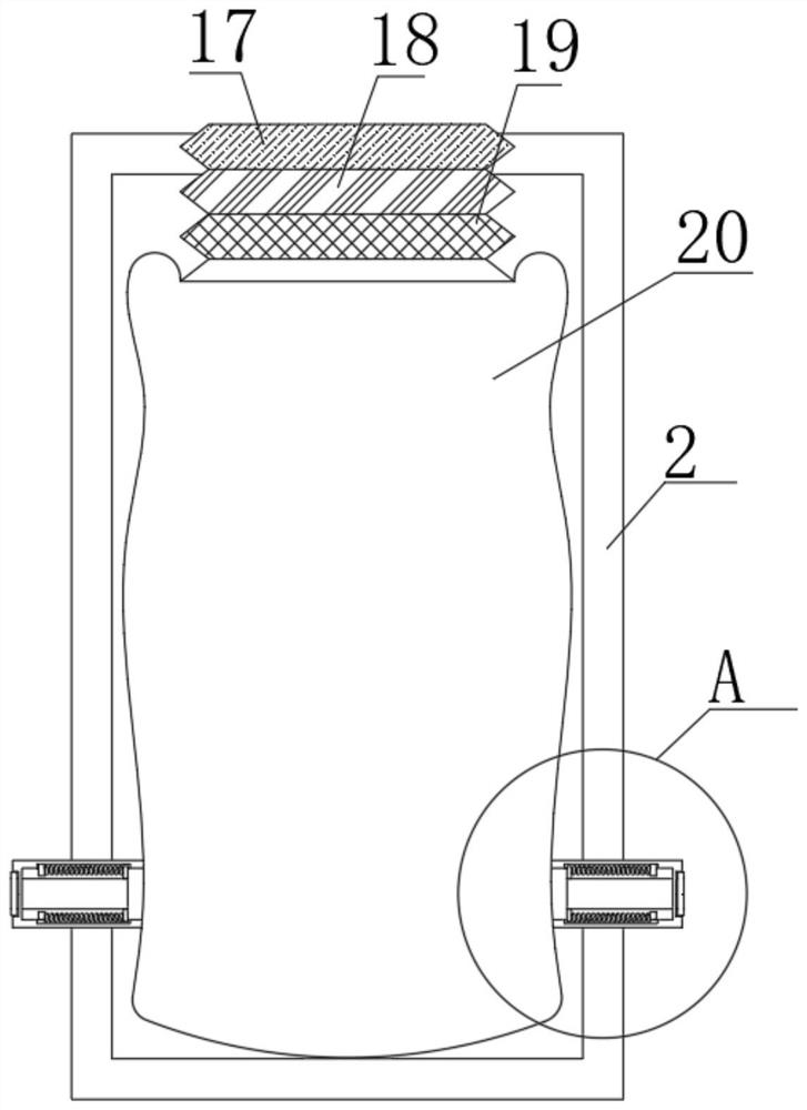 Buffer structure at bottom of elevator