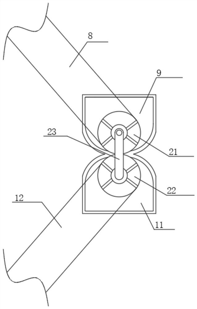 Buffer structure at bottom of elevator