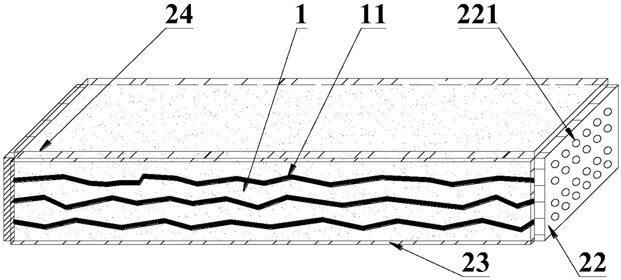 Three-dimensional unsteady slurry grouting test device and method