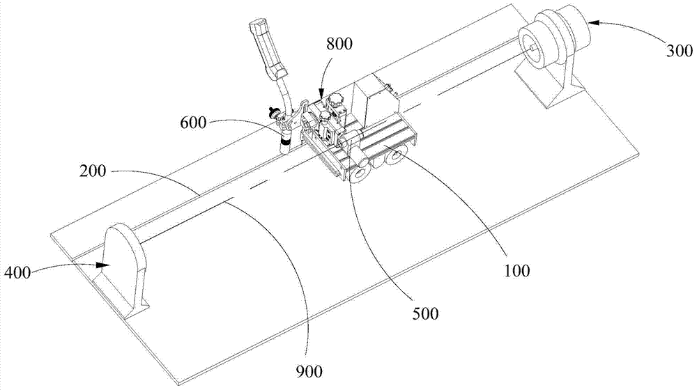 Automatic welding device and welding method