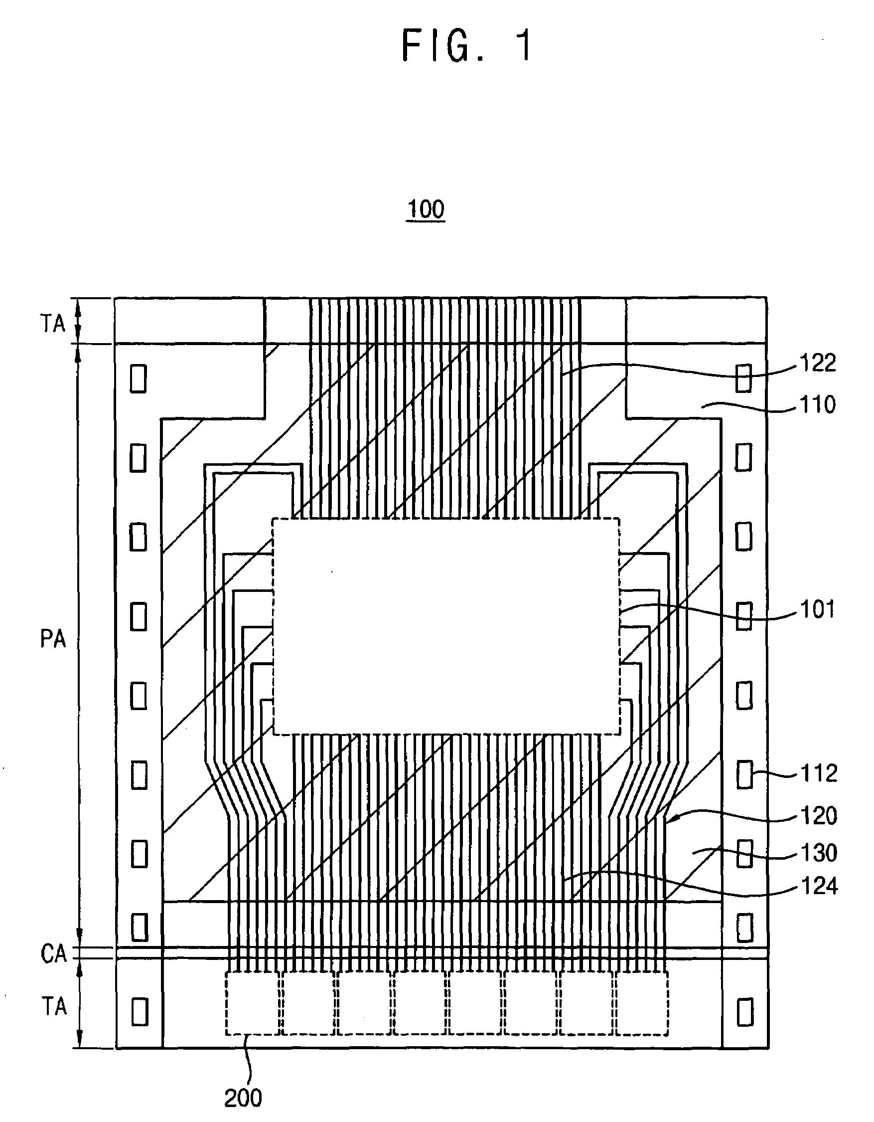 Test pad structure, a pad structure for inspecting a semiconductor chip and a wiring subtrate for a tape package having the same