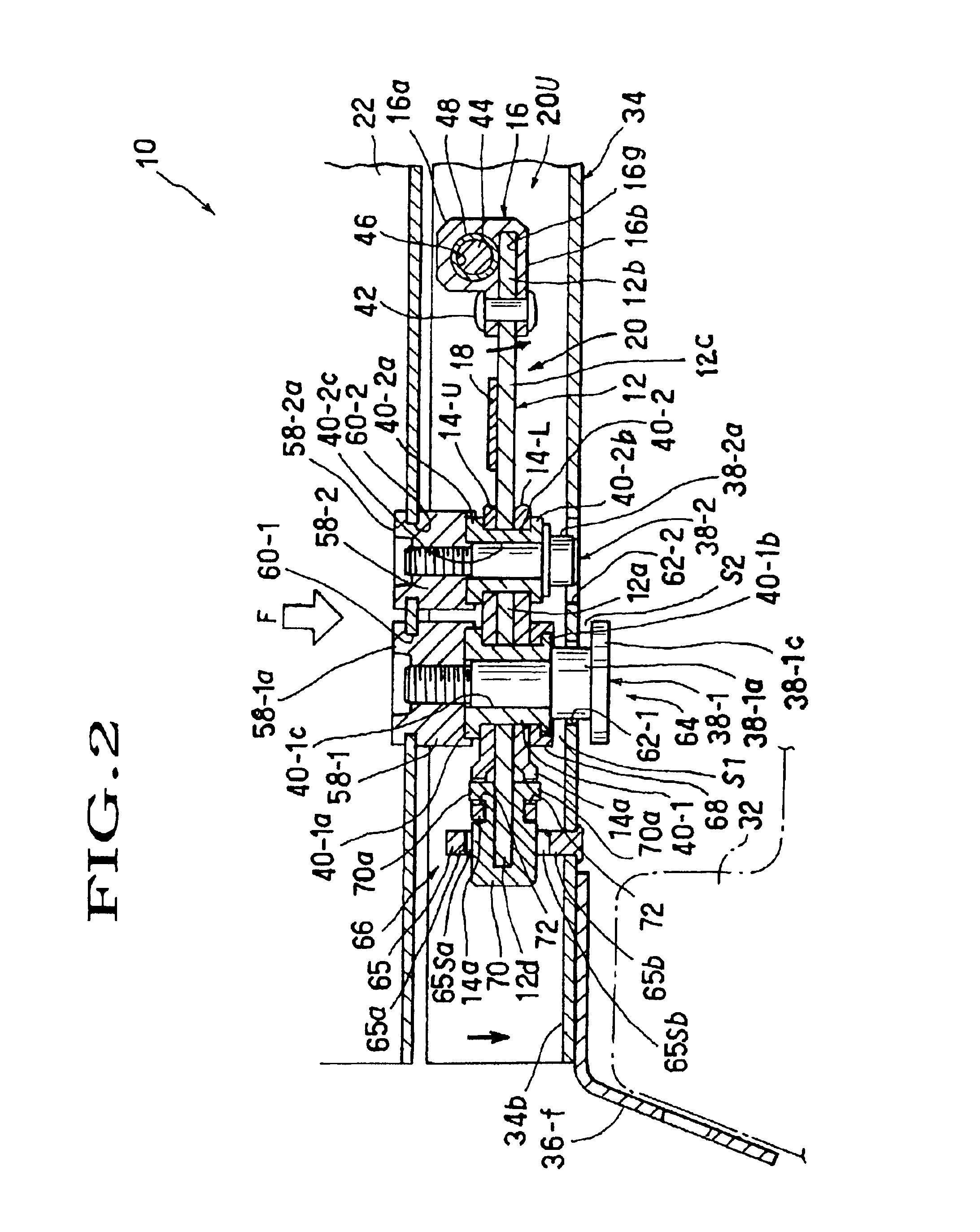 Load detection structure for vehicle seat