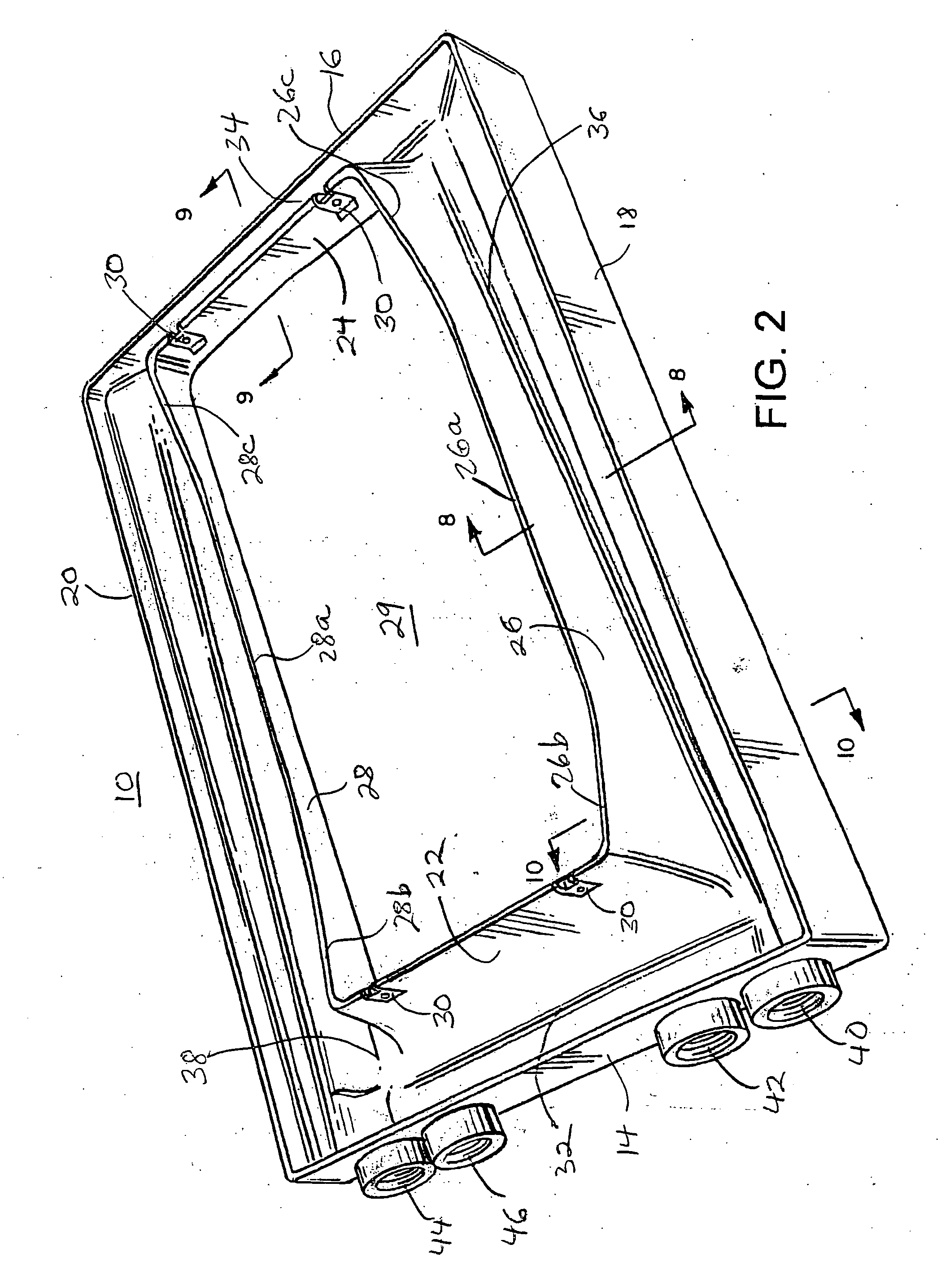 Condensate drain pan for air conditioning system