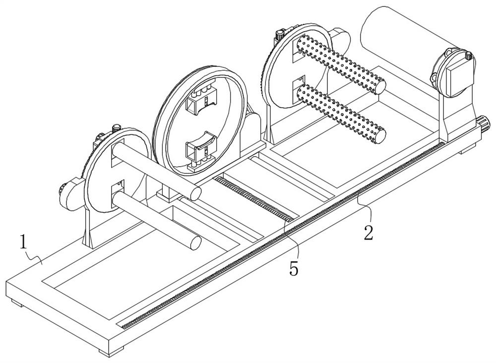 Multi-stage grinding and polishing device for metal pipe machining and grinding and polishing process