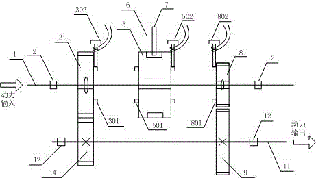 Novel automatic transmission without clutch and synchronizer and speed change method thereof