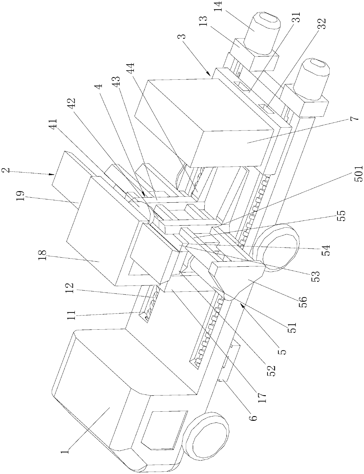 Movable unloading-type truck