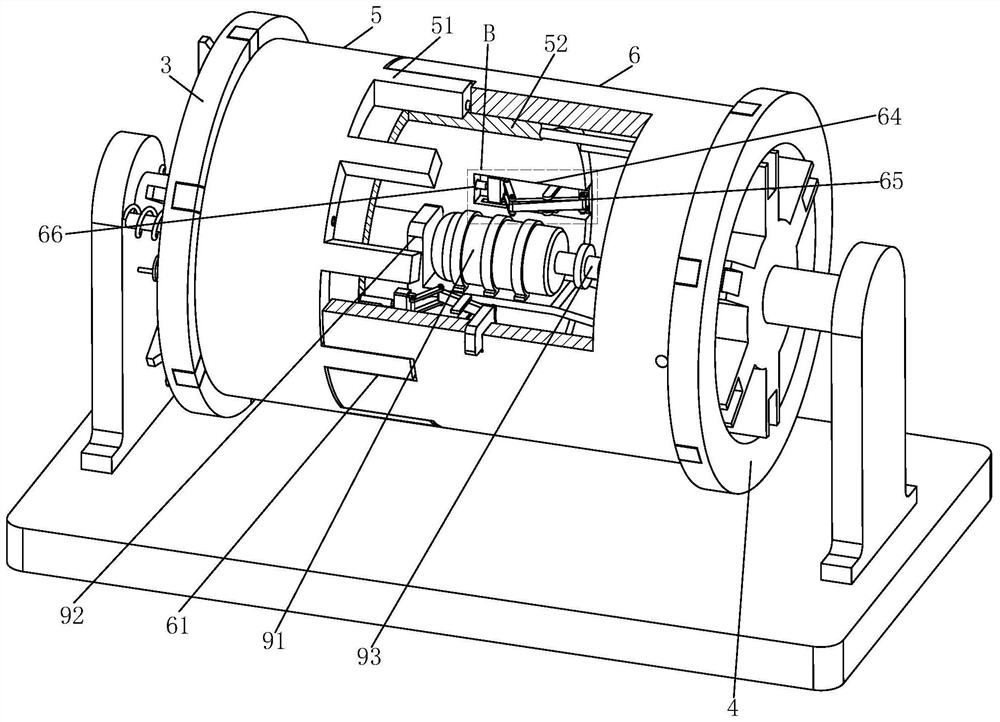 A built-in permanent magnet motor roller