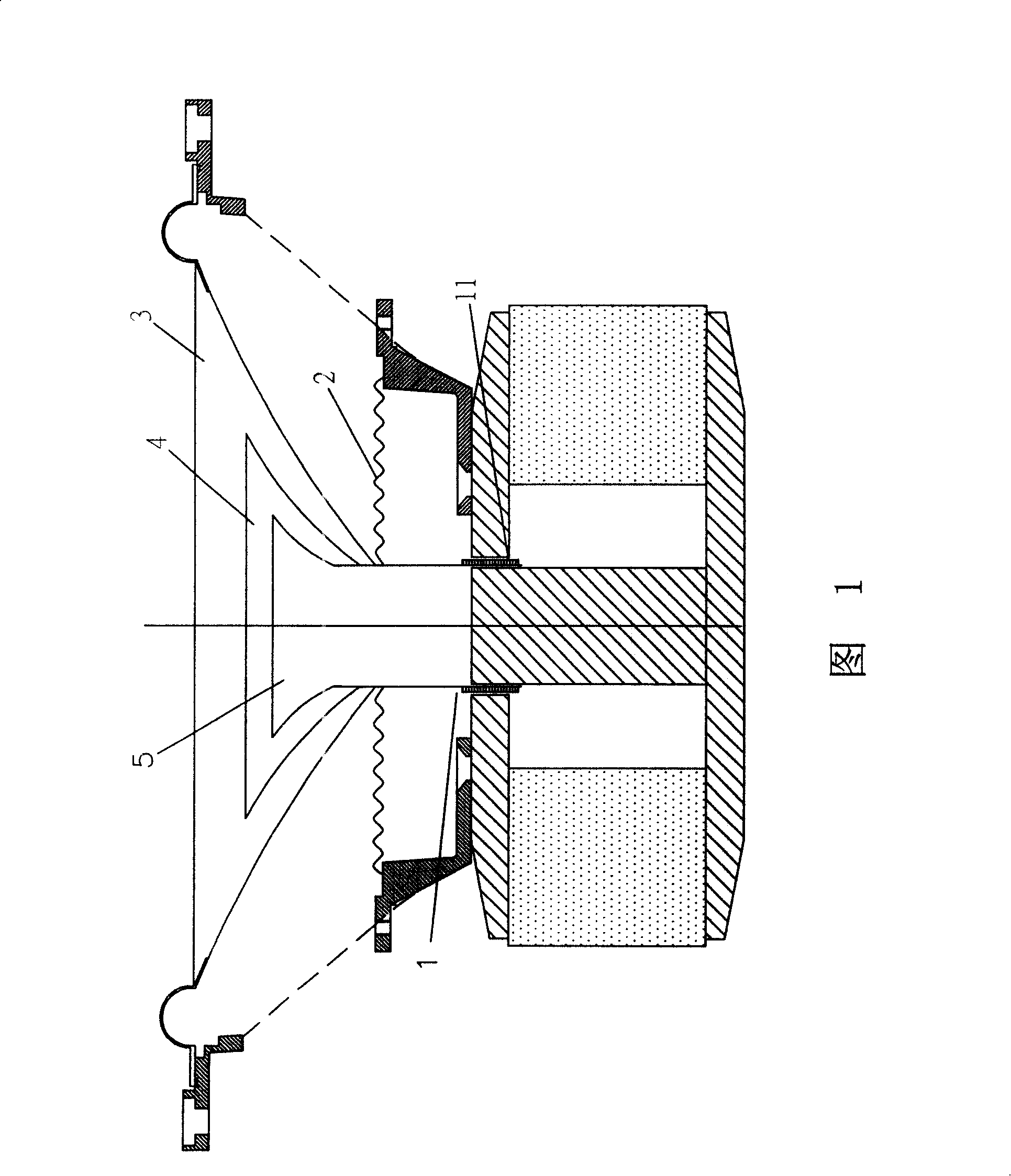 Whole tone field loudspeaker