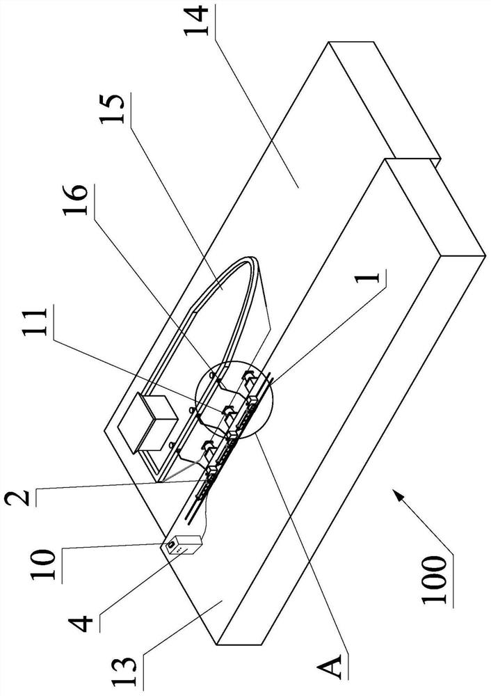 Ship docking device and wharf