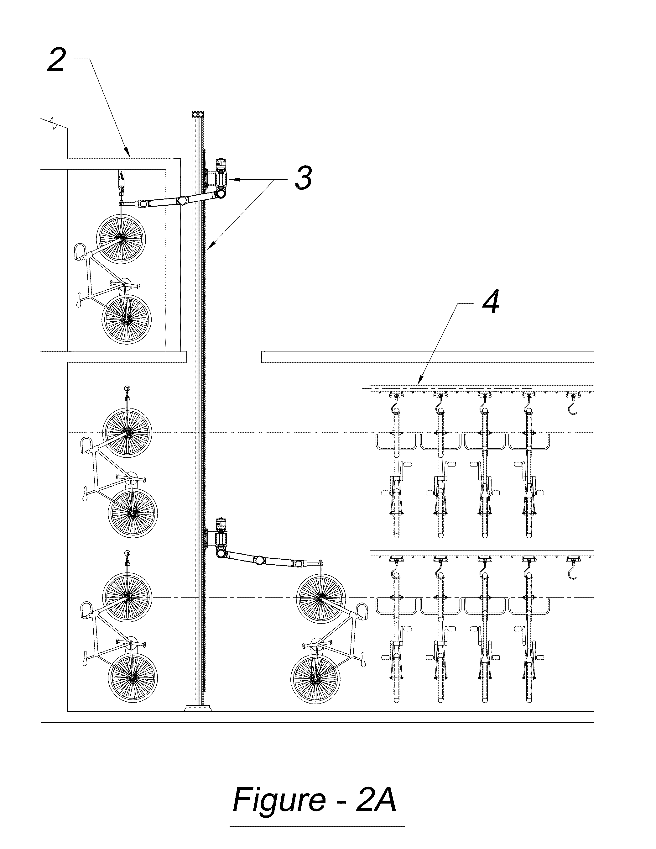 Automated bike parking system