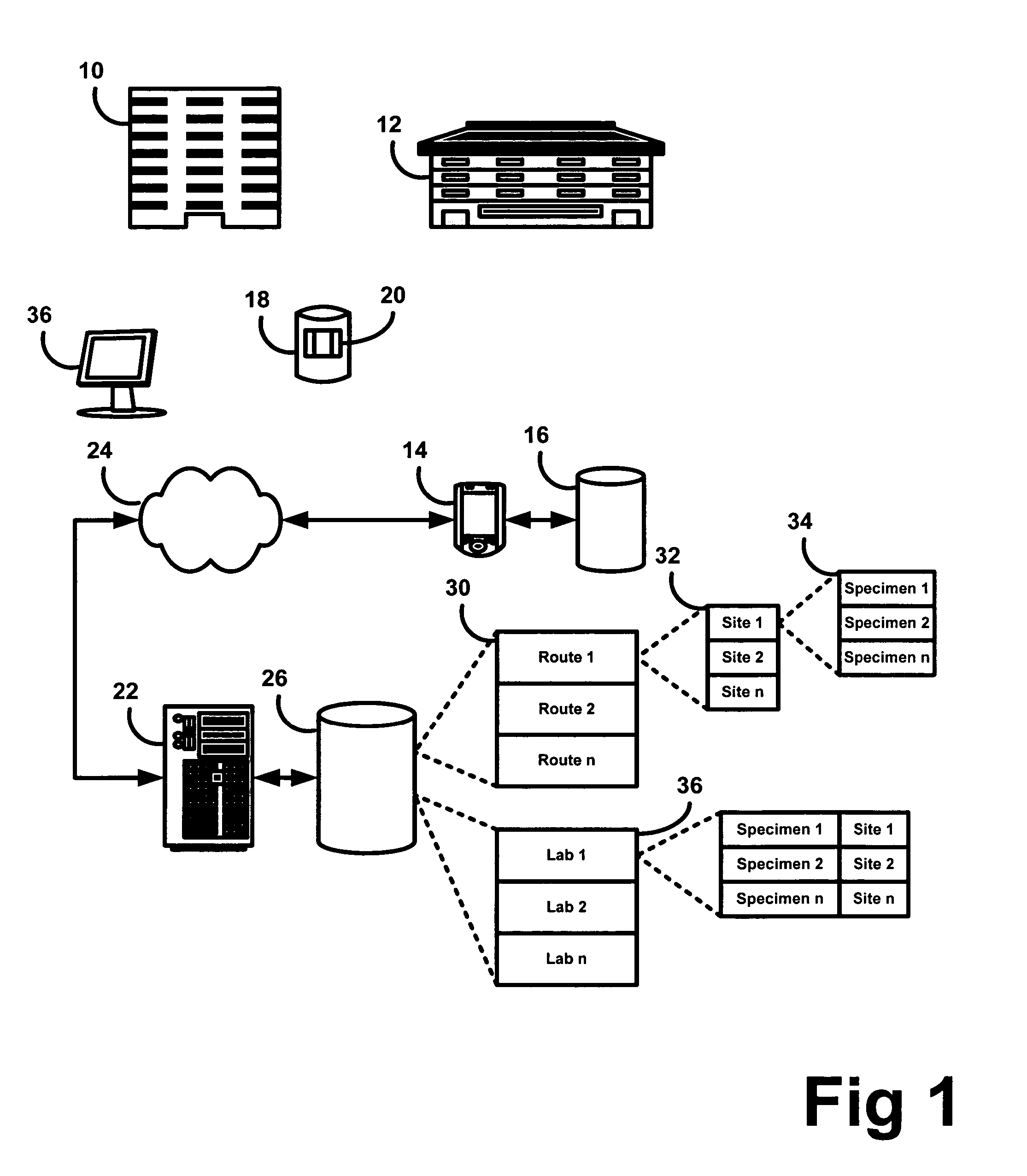 System and method for tracking and managing transportation of specimens