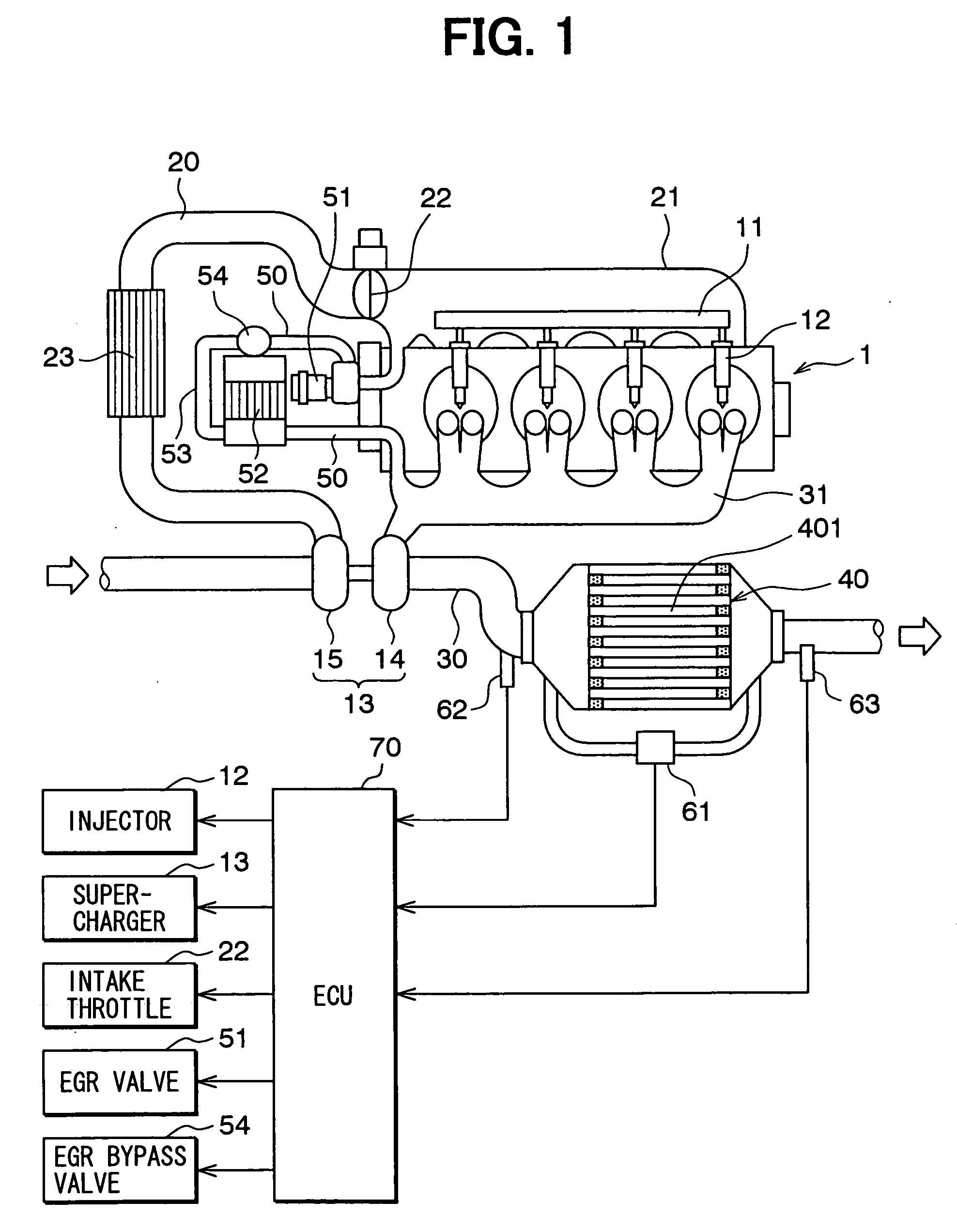 Exhaust emission control system for internal combustion engine