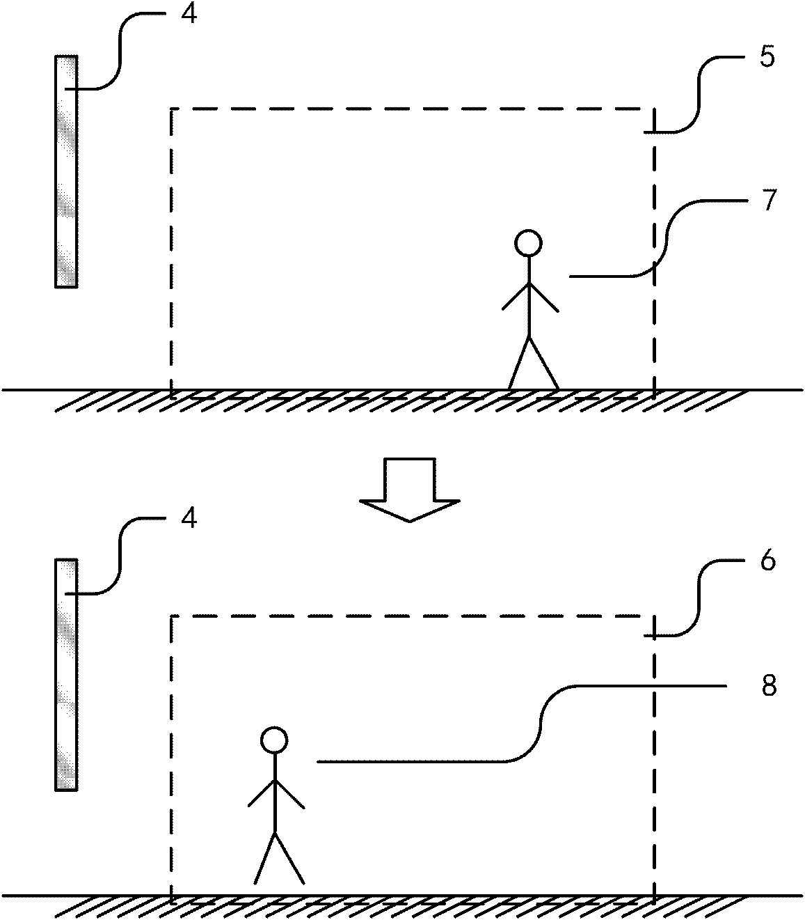 Outdoor media audience quantity analyzing method and device