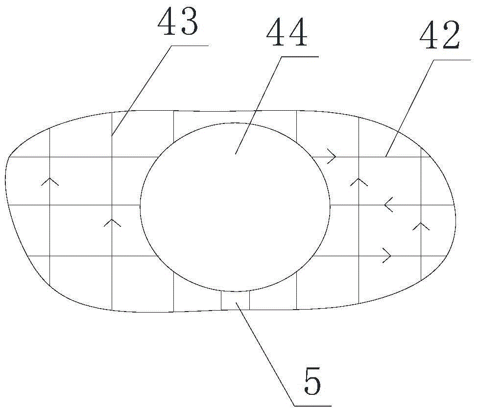 Tertiary air duct high temperature wear-resistant valve plate