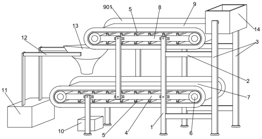 Automatic Pu'er tea turning device