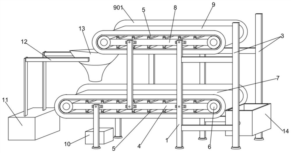 Automatic Pu'er tea turning device