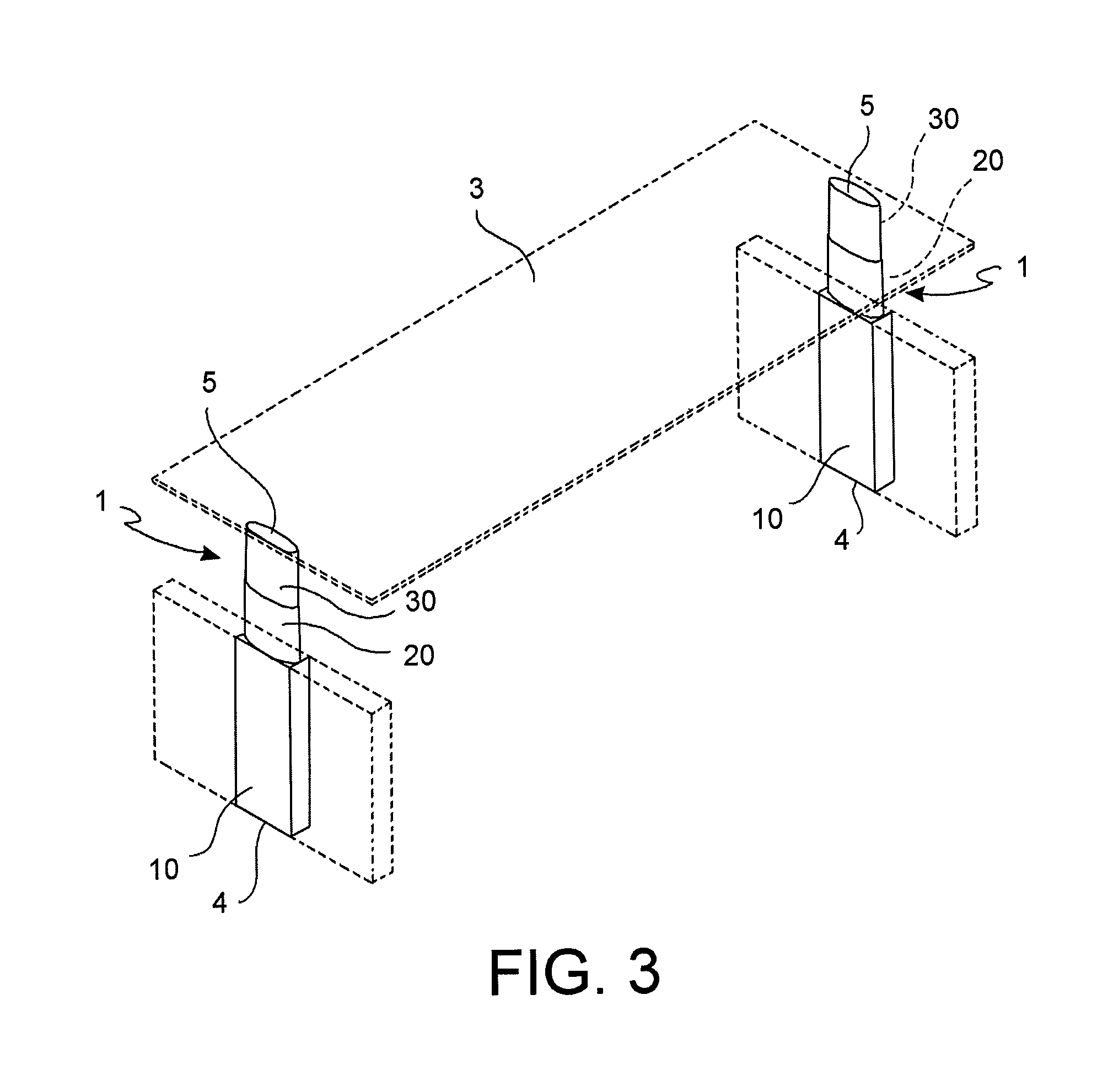 Adjustable leg for a table