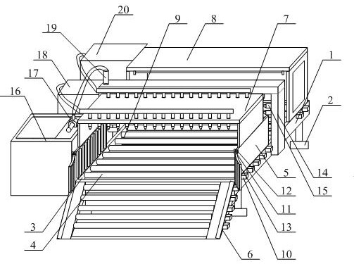 Heavy-duty mine car cargo tank coating device