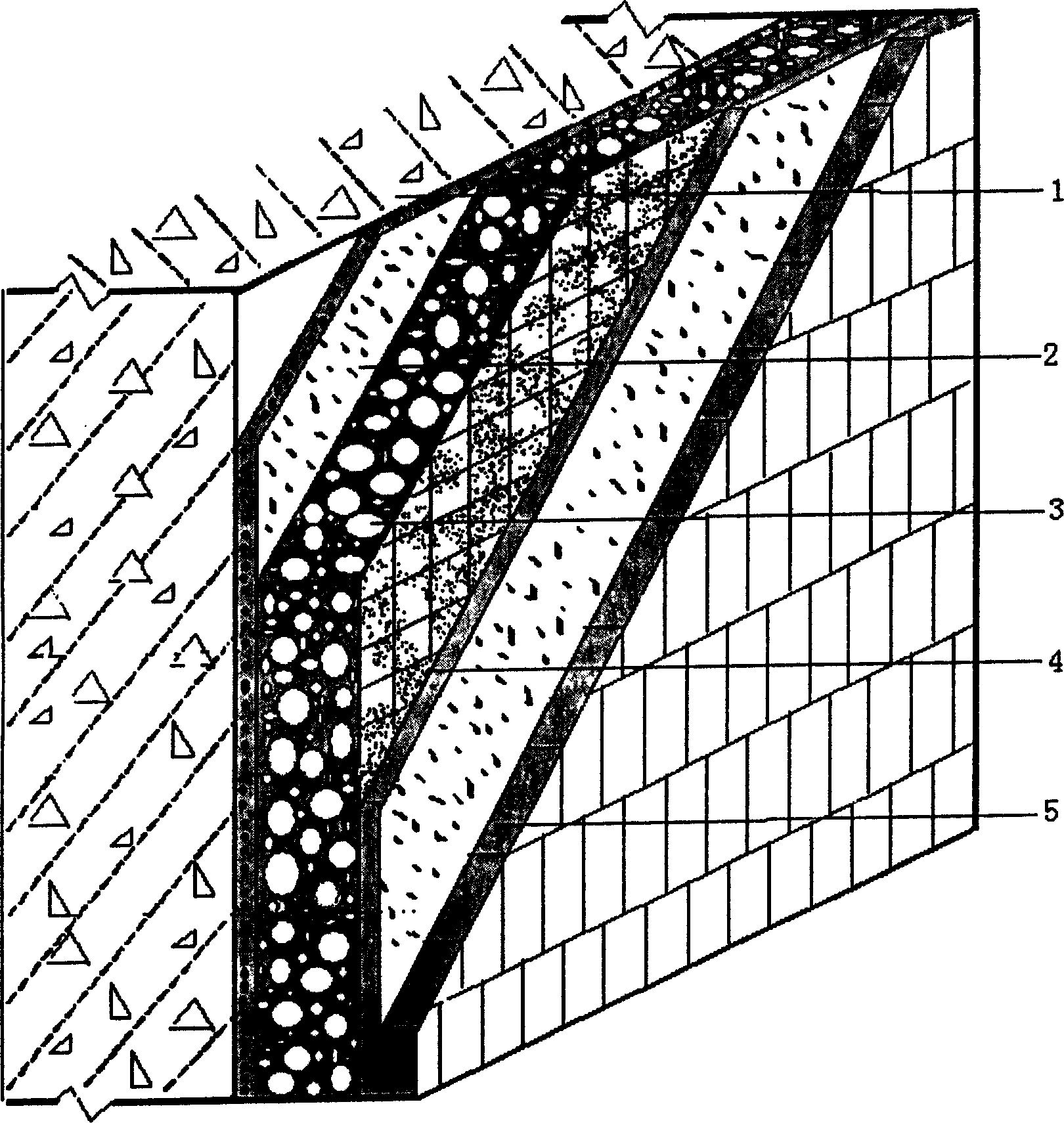 Novel thermal insulation and heat preservation structure for complex building and construction technique