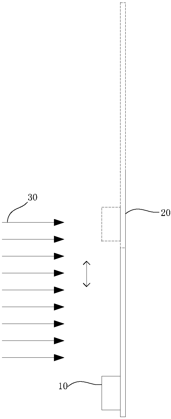 Beam detection device