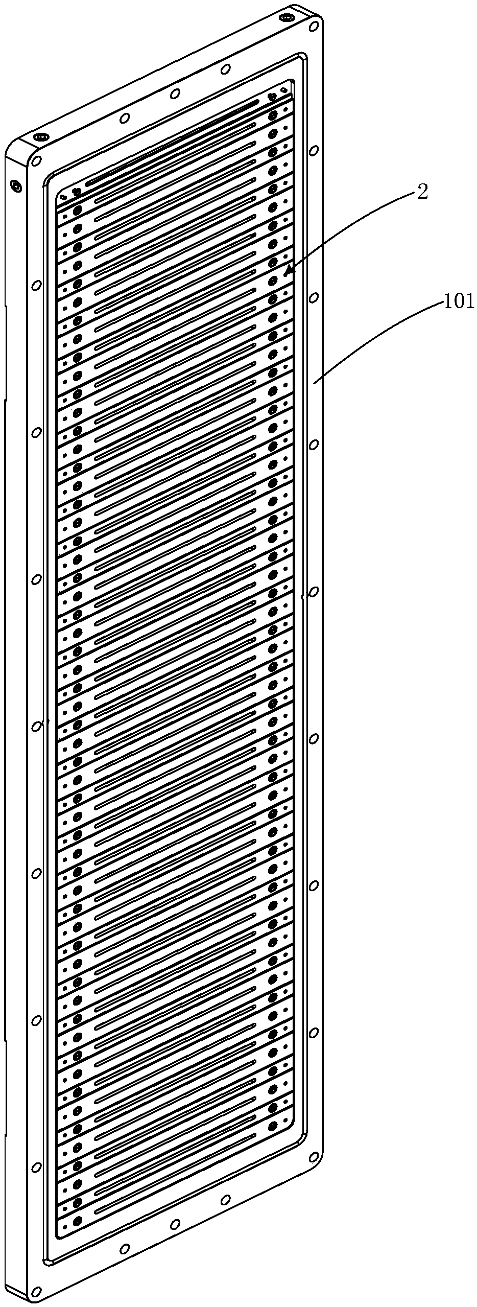 Beam detection device