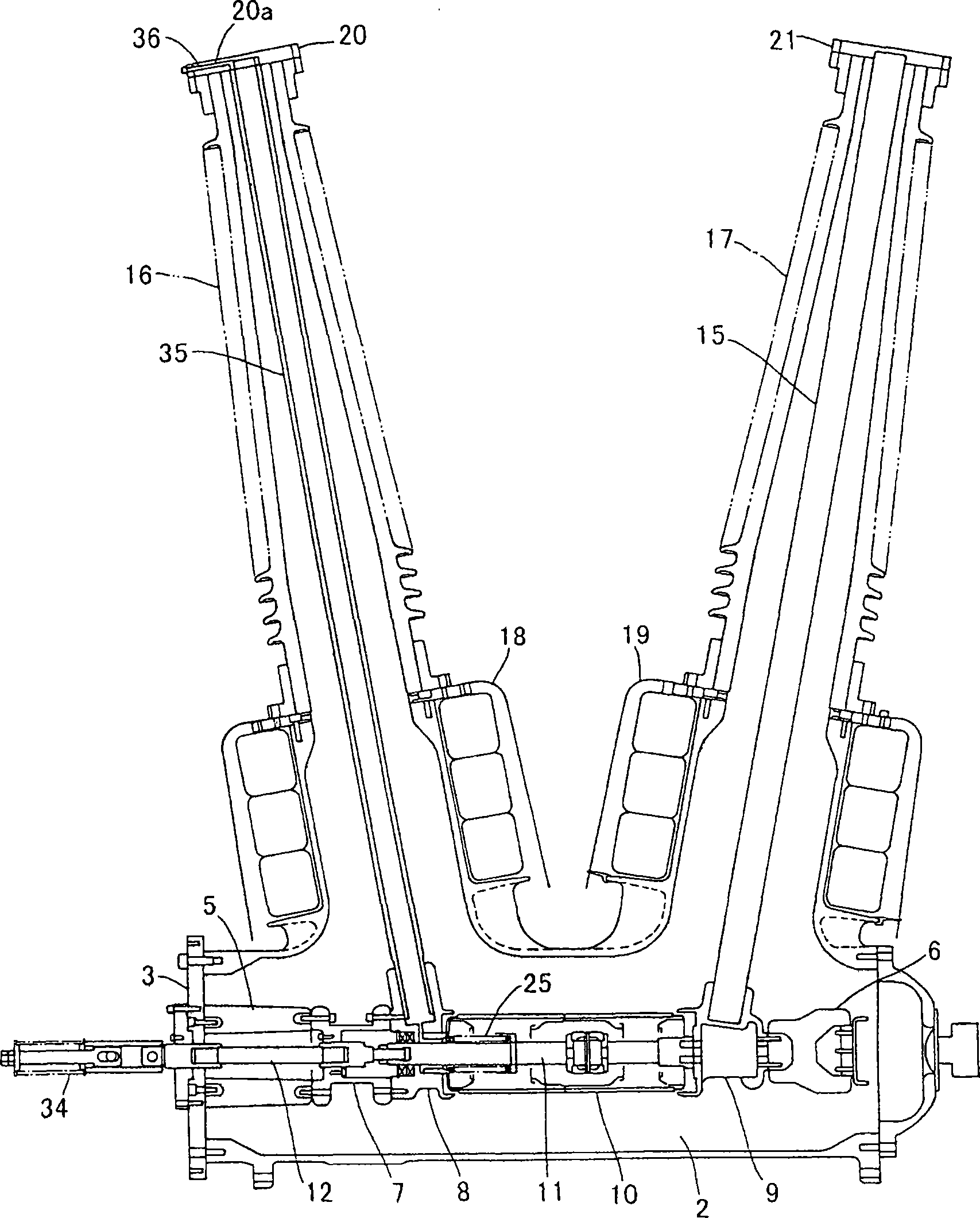 Vacuum circuit breaker of tank type