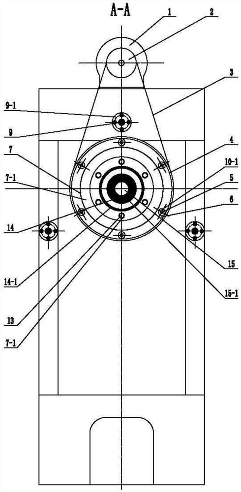 Combined friction clutch brake with low driven system inertia of mechanical press