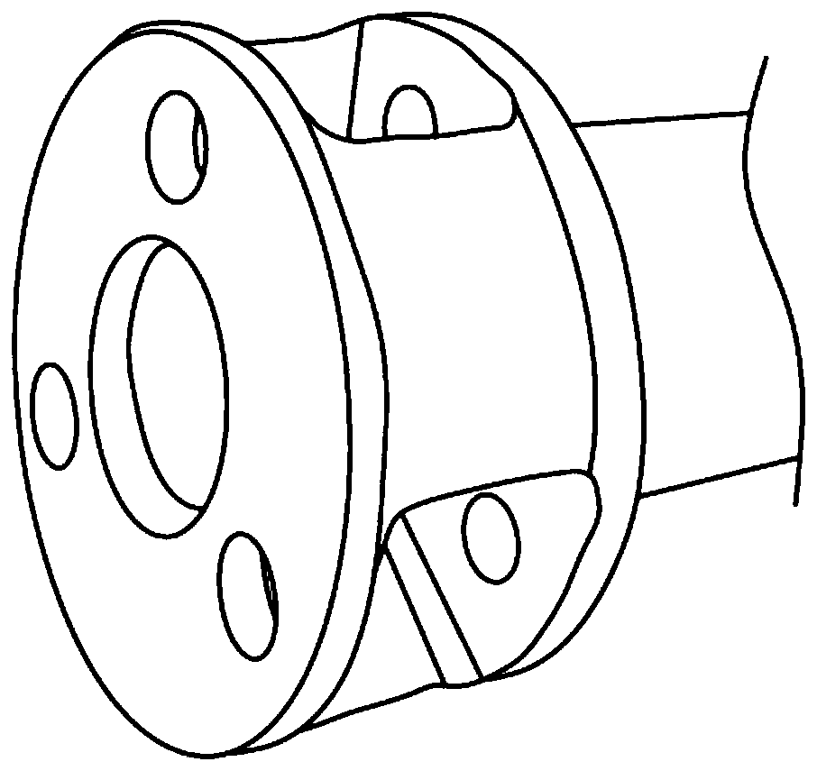 Planetary reducer output shaft non-windowing structure