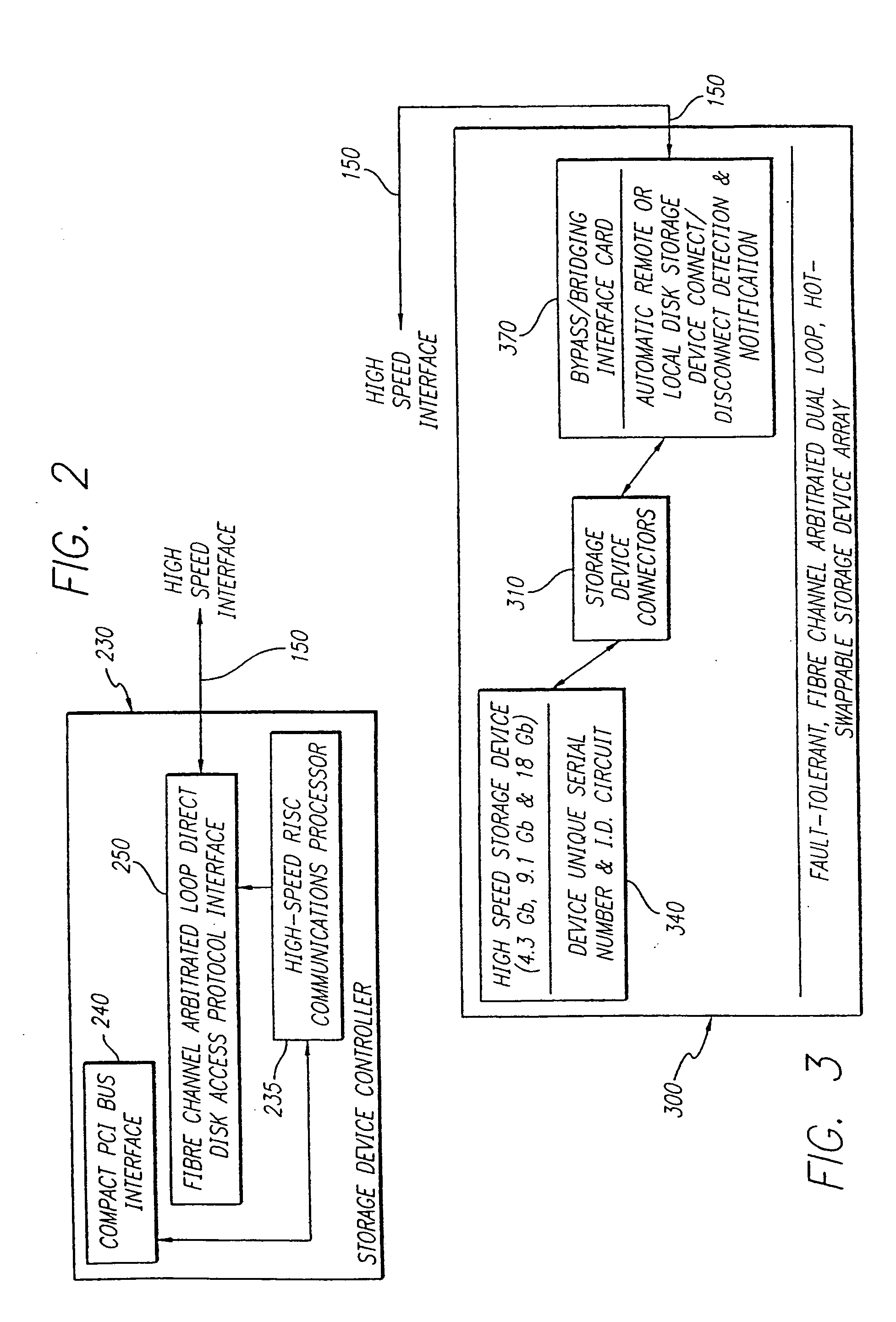 High speed fault tolerant mass storage network information server