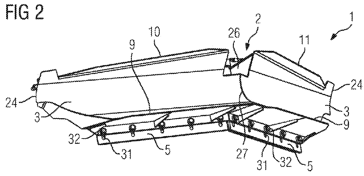 Rail vehicle comprising snow plow