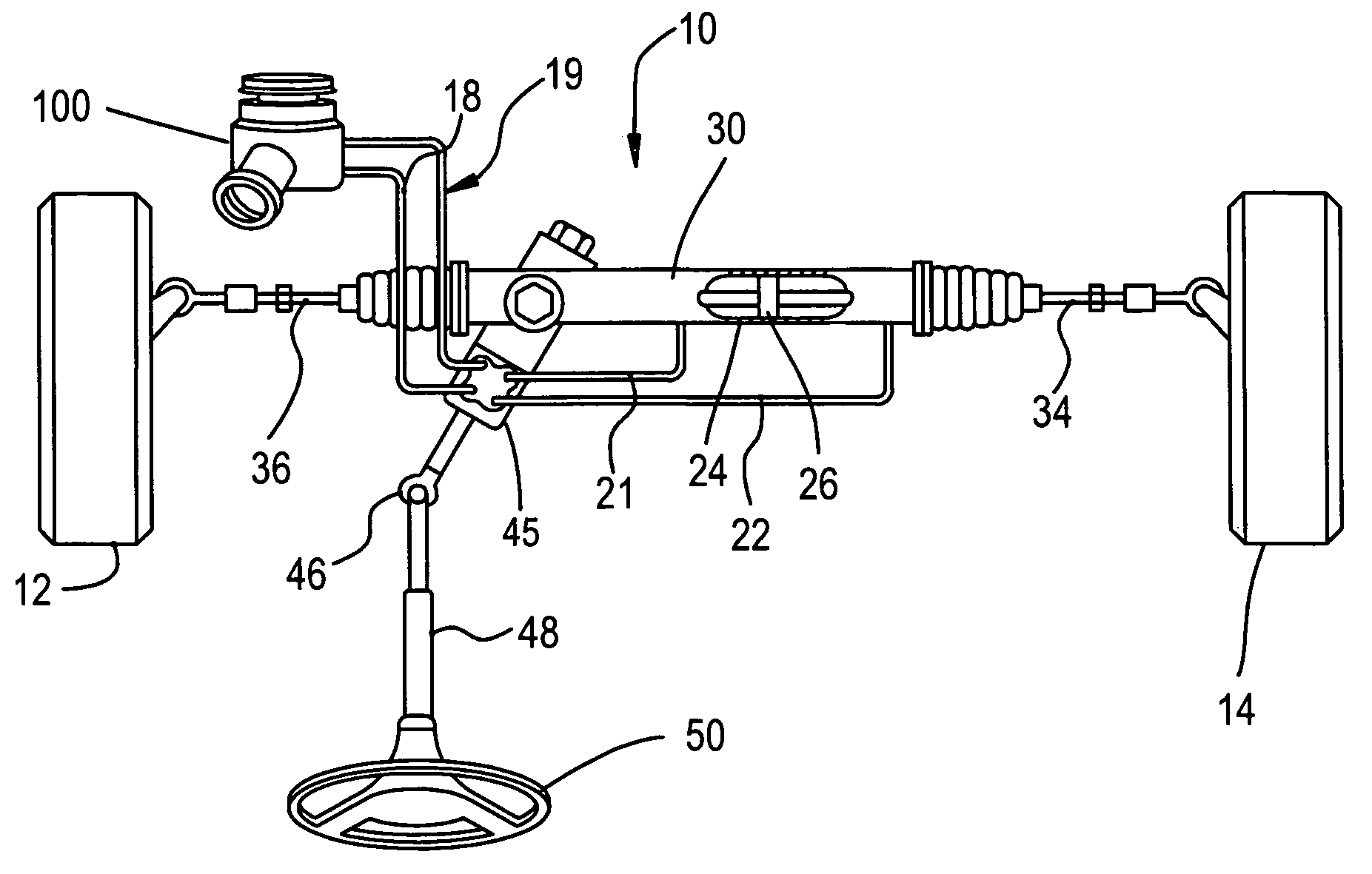 Energy efficient power steering pump control system