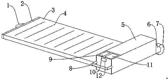 Pad easy to move and capable of displaying scale