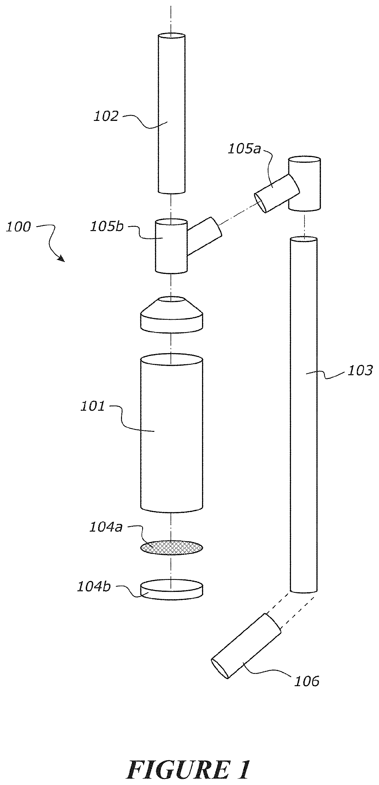 A device for treating roof runoff