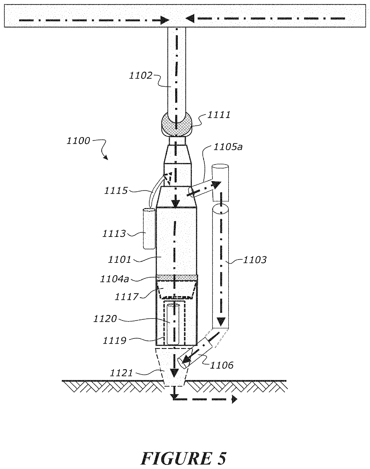 A device for treating roof runoff