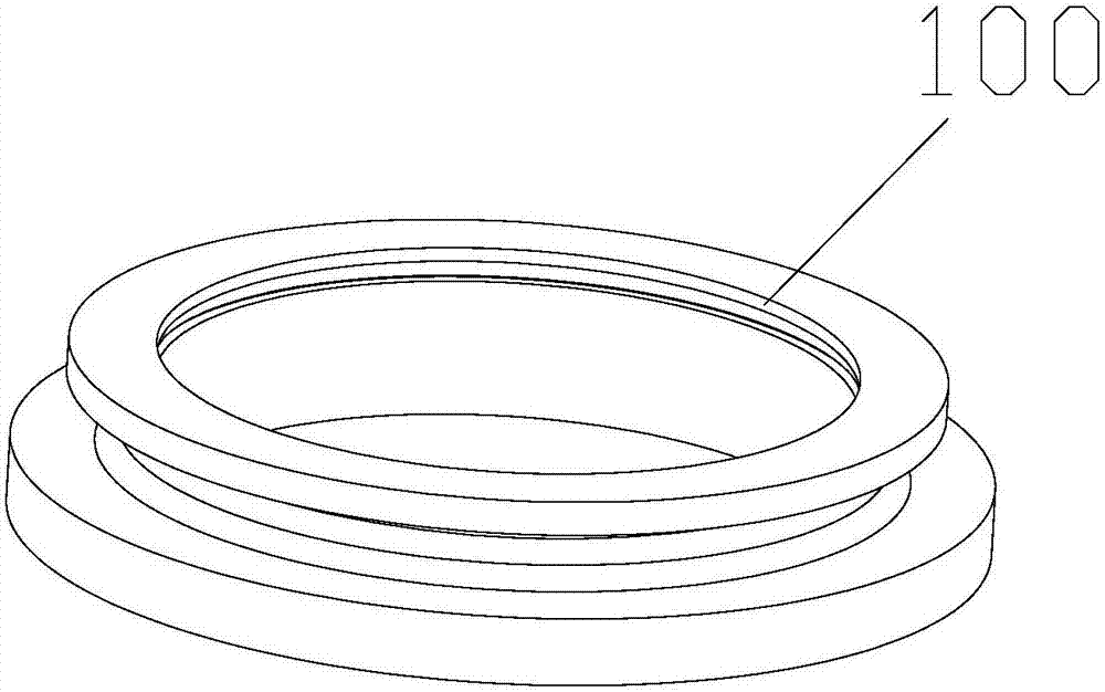 Full-automatic spinning machine steel collar surface size and accuracy detecting device