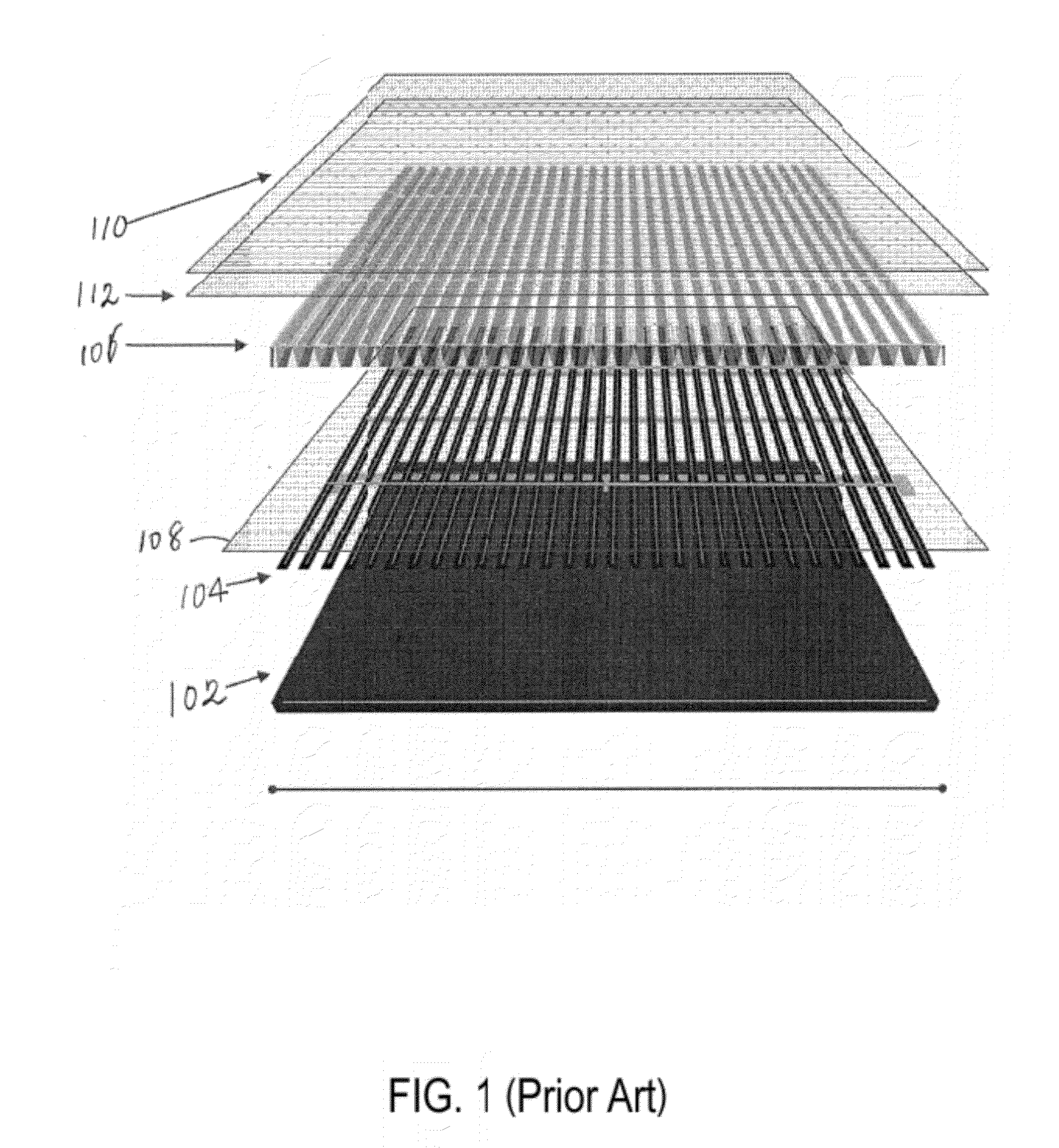 High impact and load bearing solar glass for a concentrated large area solar module and method