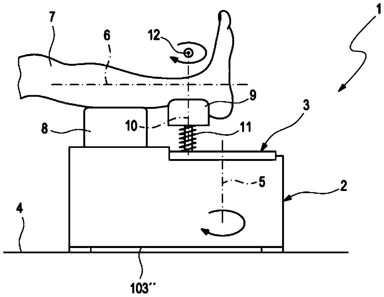 Massage device which is suitable for massaging the achilles tendon