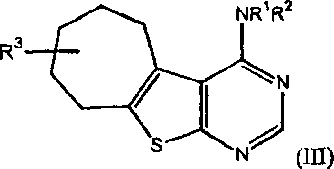 Novel 4-amino-5,6-substituted thiopheno 2,3-d]pyrimidines