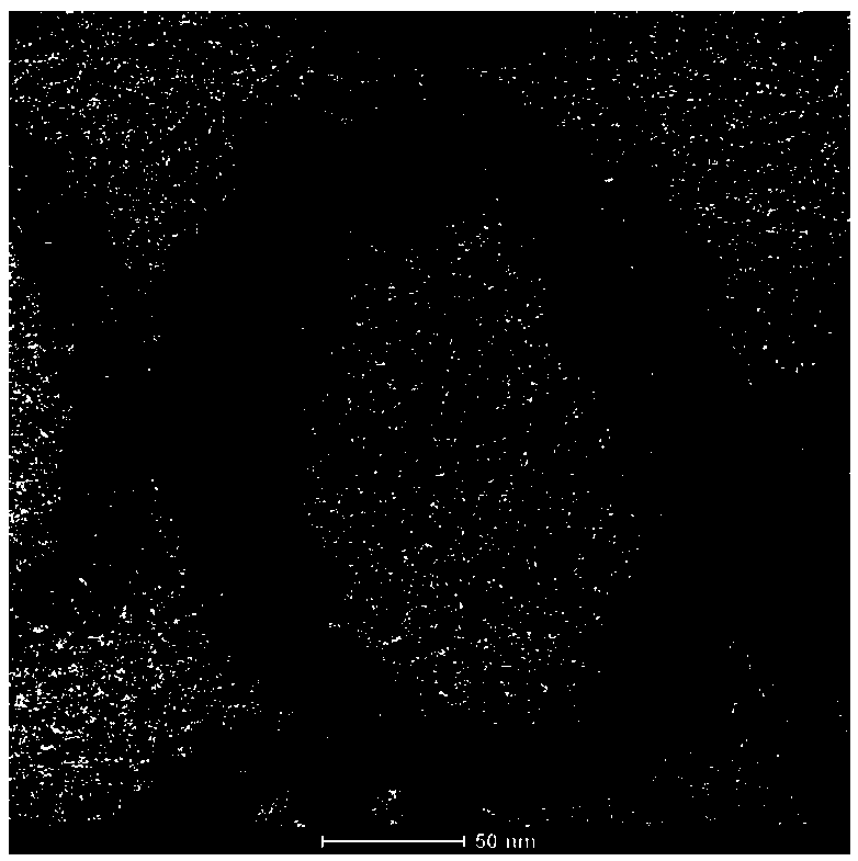 Less-layer rhenium disulfide nanosheet/hollow carbon spheres for sodium-ion battery negative electrode material and preparation method thereof