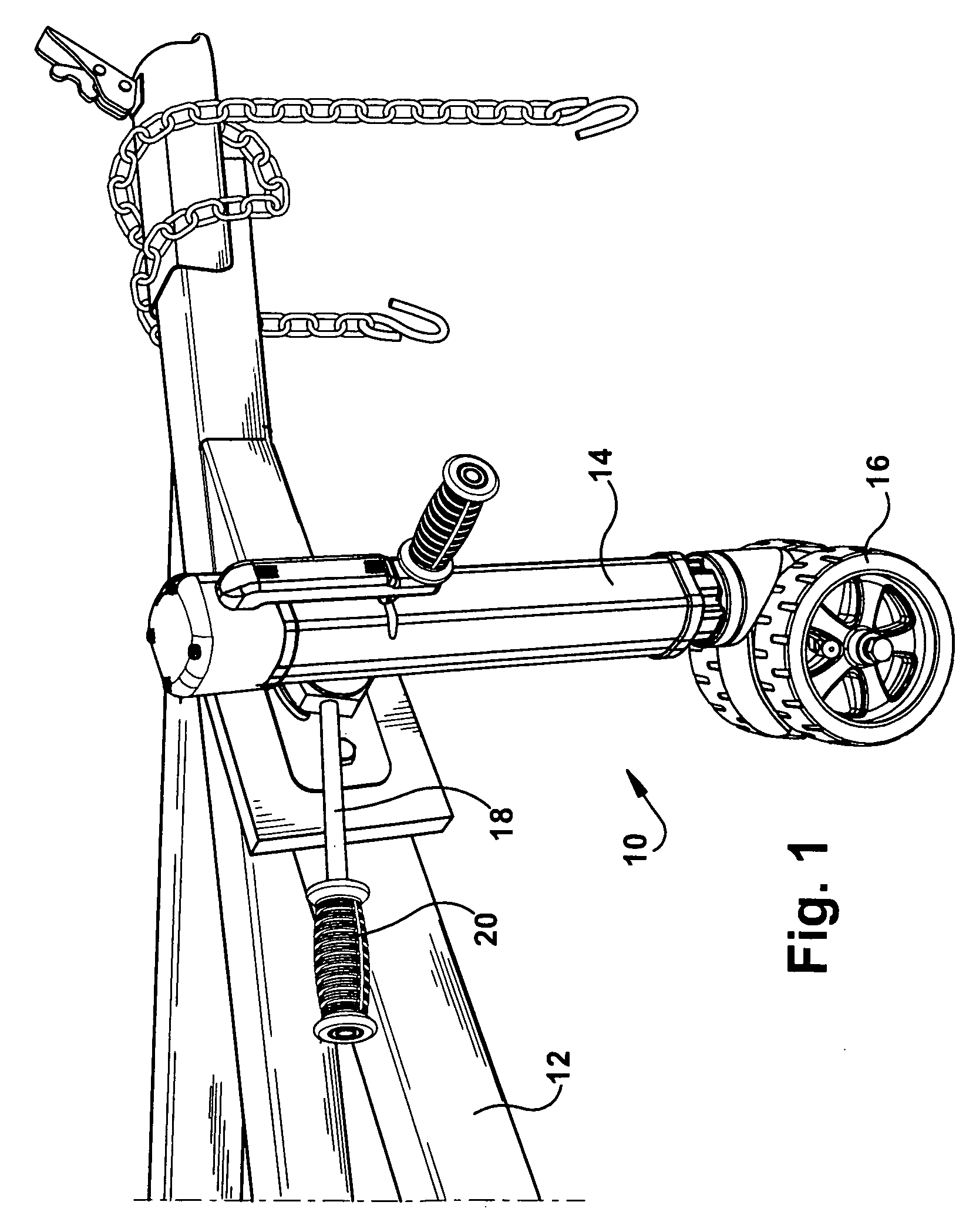 Vertically adjustable mount for jack assembly