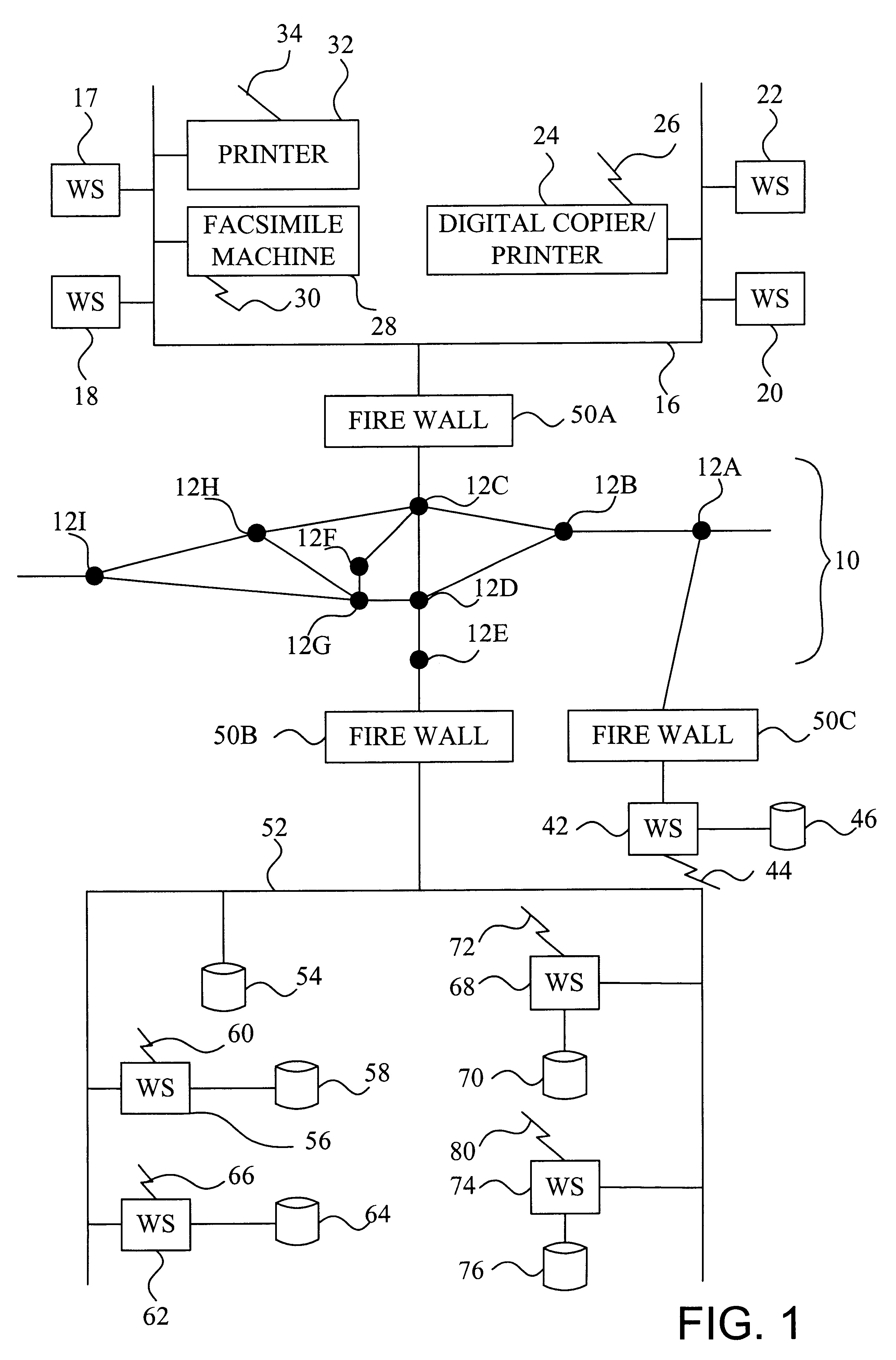 Method and system of remote monitoring and support of devices, extracting data from different types of email messages, and storing data according to data structures determined by the message types