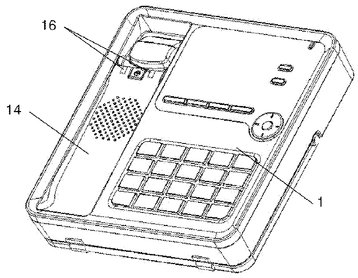 Wireless telephone system with headset-handset assembly