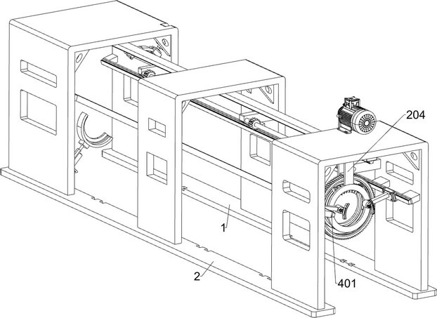 An automatic forming device for polyurethane-lined pipes