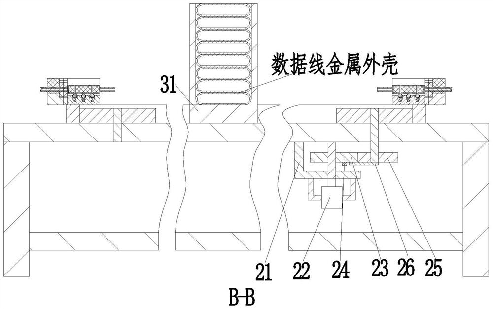 A dispensing processing device for making hard disk data lines