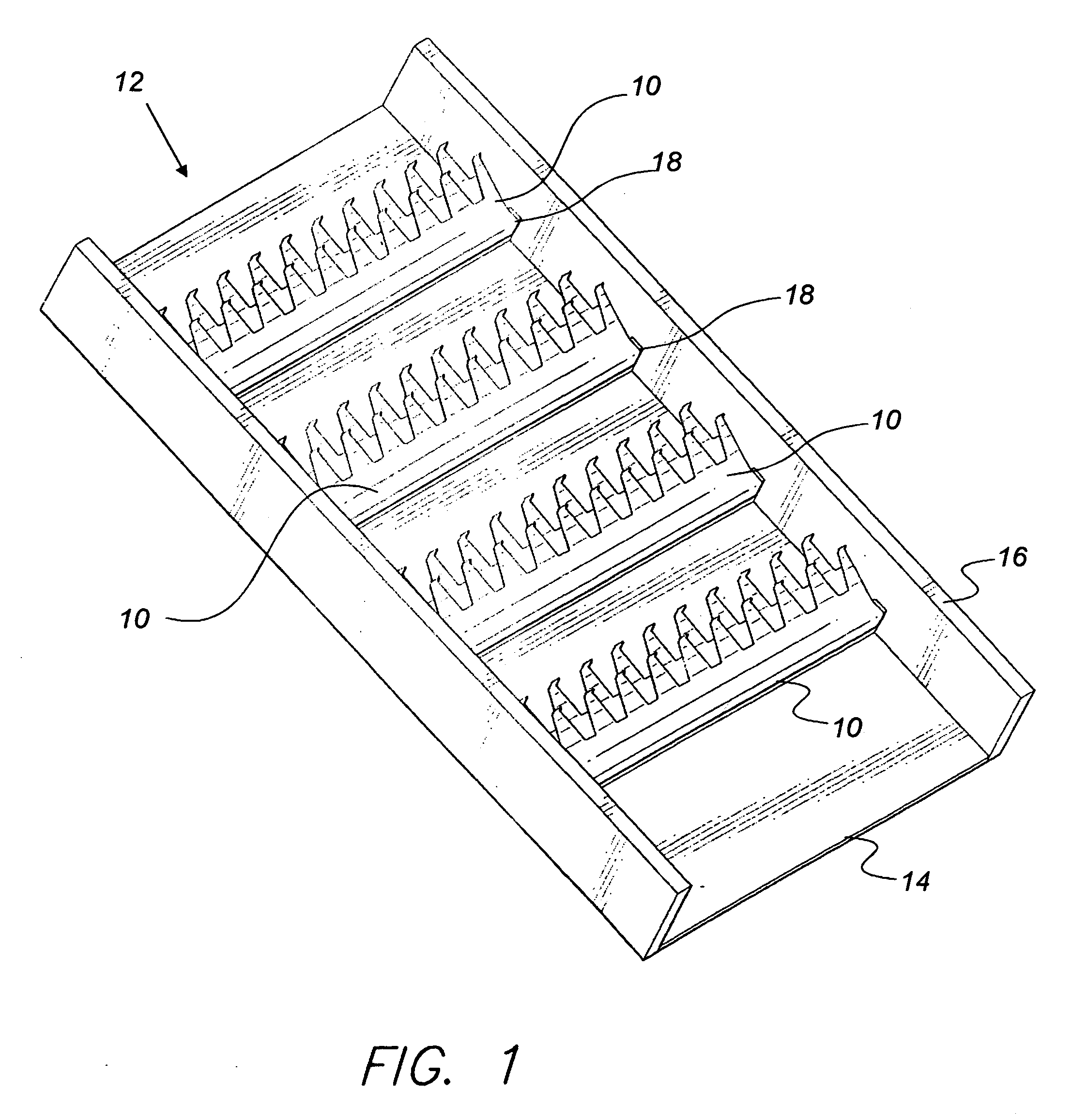 Aeration and mixing trough