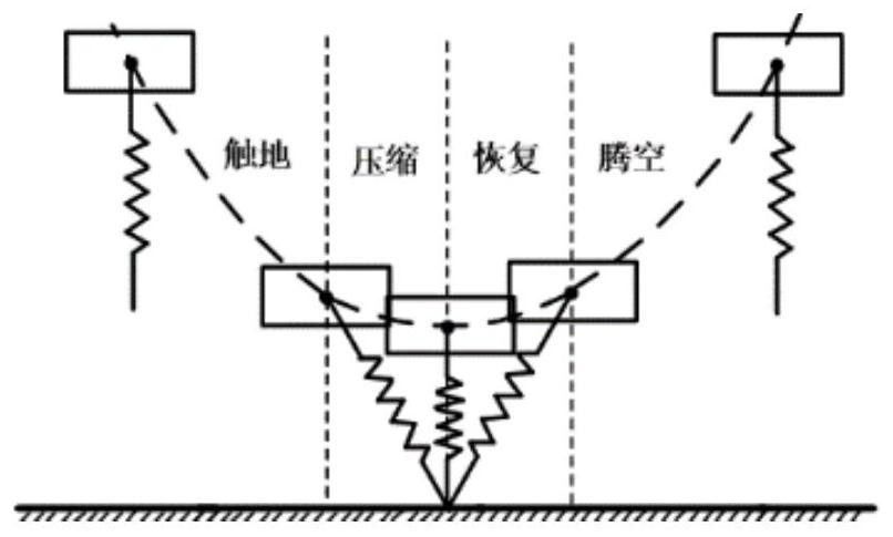 Leg joint load law analysis method for quadruped robot