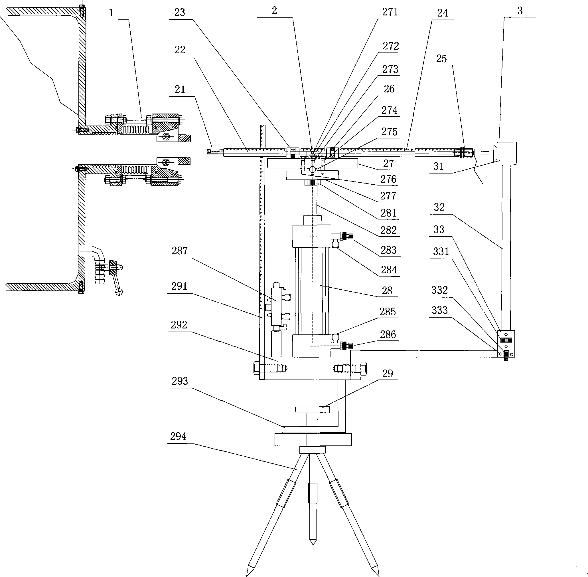 Sampler for locating and sampling ceramic filament