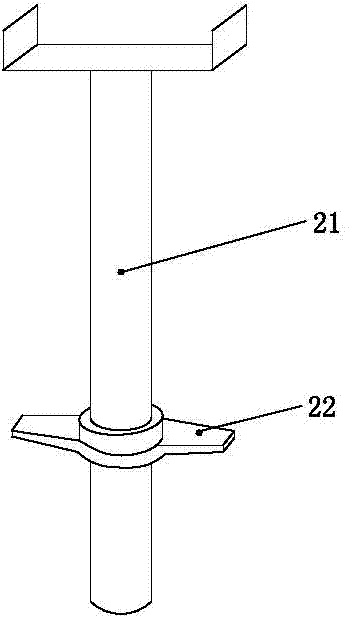 U-support lead-screw washing maintaining device